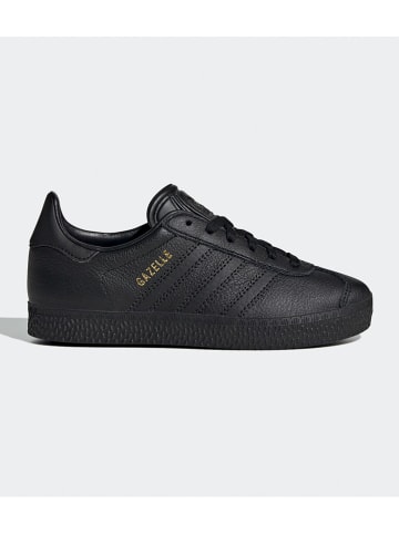 adidas Skórzane sneakersy "Gazelle" w kolorze czarnym