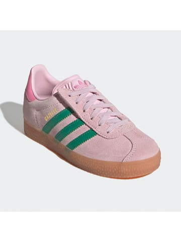 adidas Skórzane sneakersy "Gazelle" w kolorze jasnoróżowym