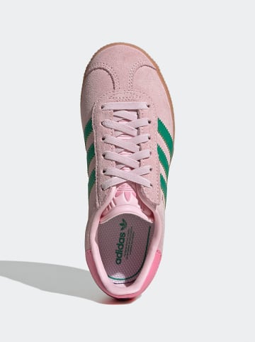 adidas Skórzane sneakersy "Gazelle" w kolorze jasnoróżowym