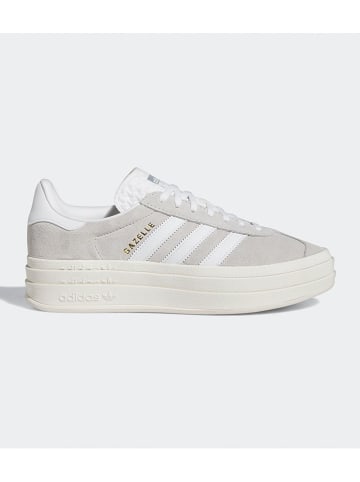 adidas Skórzane sneakersy "Gazelle Bold" w kolorze beżowym
