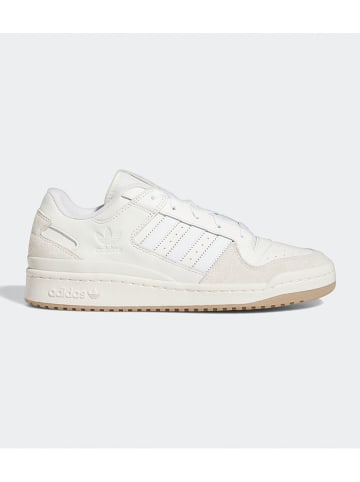 adidas Leder-Sneakers "Forum Low" in Creme