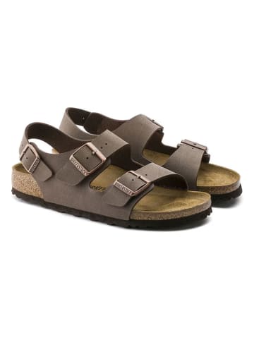 Birkenstock Leren sandalen "Milano" bruin