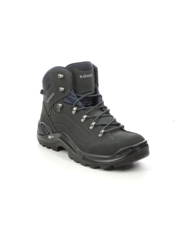 LOWA Leder-Wanderschuhe "Renegade GTX Mid" in Schwarz