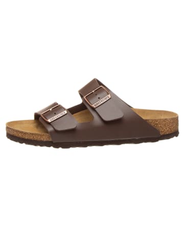 Birkenstock Pantoletten "Arizona" in Braun - Weite S