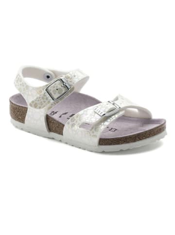 Birkenstock Sandalen in Weiß in Weiß
