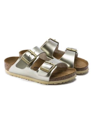 Birkenstock Pantoletten "Arizona" in Gold - Weite N
