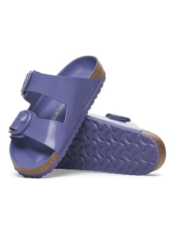 Birkenstock Leren slippers "Arizona" paars