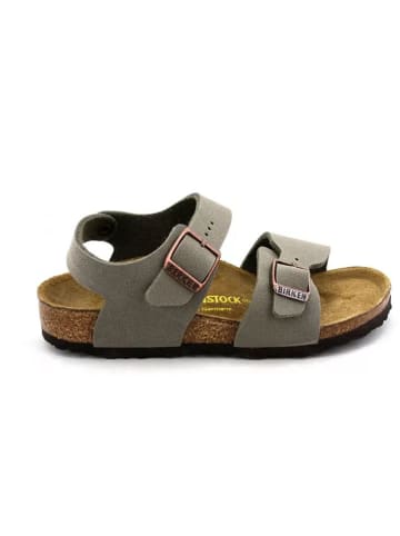 Birkenstock Sandalen "New York" in Grau - Weite S