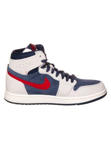 Jordan Skórzane sneakersy "Air Jordan 1 Zoom CMFT 2" w kolorze kremowo-granatowym