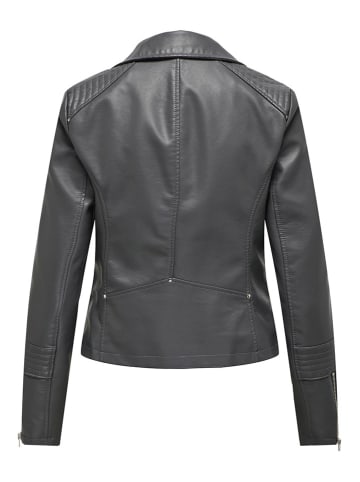 ONLY Kunstlederjacke "ONLGEMMA" in Schwarz