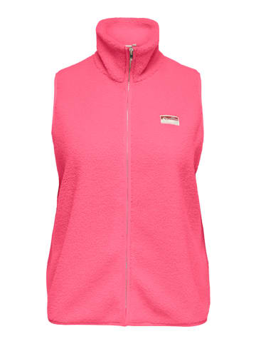 ONLY Carmakoma Teddyweste in Pink