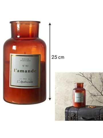 THE HOME DECO FACTORY Duftkerze ''L'amande'' in Orange - 1400 g