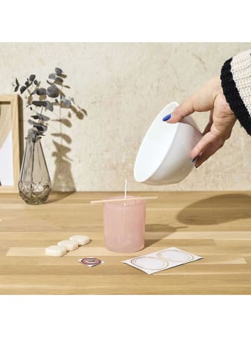 The Concept Factory DIY kaarsenkit lichtroze - 2x 250 g