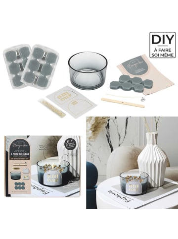 The Concept Factory DIY kaarsenkit grijs - 2x 300 g