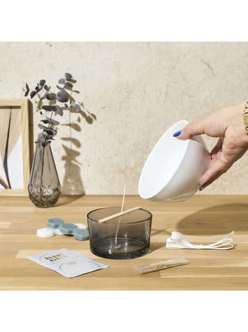 The Concept Factory DIY kaarsenkit grijs - 2x 300 g