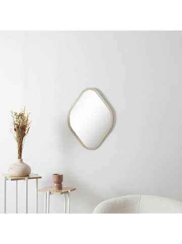 THE HOME DECO FACTORY Spiegel "Losange" beige - (B)44 x (H)60 cm