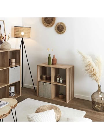 THE HOME DECO FACTORY Staande kast naturel - (B)69,6 x (H)66 x (D)32 cm