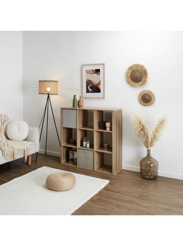 THE HOME DECO FACTORY Standregal in Natur - (B)102 x (H)99 x (T)32 cm