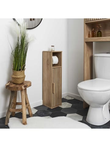 THE HOME DECO FACTORY Szafka łazienkowa w kolorze beżowym - 20 x 78 x 19 cm