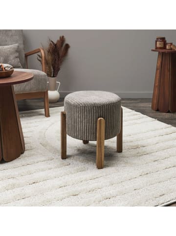 THE HOME DECO FACTORY Kruk "Scott" taupe - (H)35 x Ø 35 cm