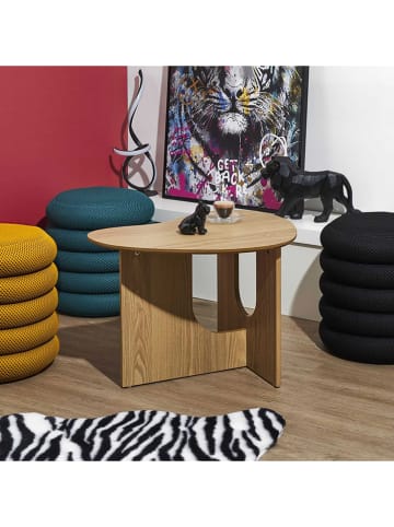 Rétro Chic Bijzettafel "Calypso" lichtbruin - (B)60 x (H)42 x (D)48 cm