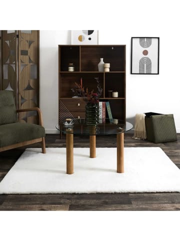 THE HOME DECO FACTORY Ława w kolorze jasnobrązowym - wys. 45 x Ø 75 cm