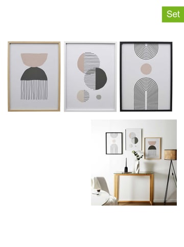 THE HOME DECO FACTORY Druki artystyczne (3 szt.) - 45 x 60 cm
