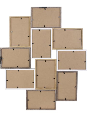 THE HOME DECO FACTORY Fotolijst naturel/wit - (L)56 x (B)47 cm