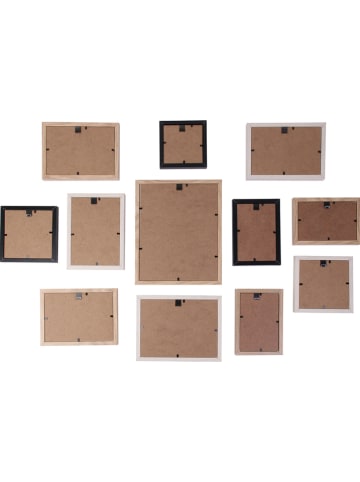 THE HOME DECO FACTORY Ramki (12 szt.) w kolorze jasnobrązowym na zdjęcia