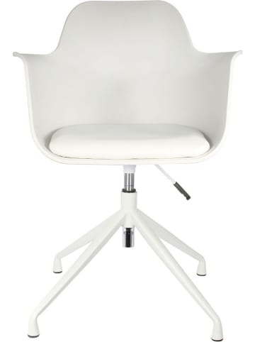 The Home Deco Kids Krzesła biurowe (2 szt.) "Chicago" w kolorze białym - 60 x 78 x 57,5 cm