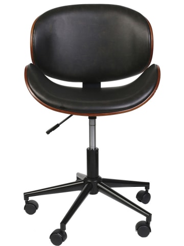 The Home Deco Kids Bureaustoel "Reno" zwart - (B)51,5 x (H)77 x (D)51 cm