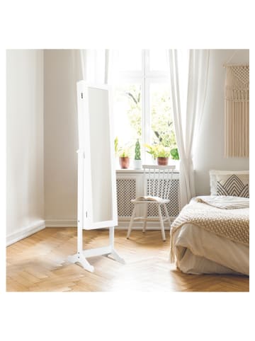 THE HOME DECO FACTORY Lustro "Verone" w kolorze białym - 37,5 x 145 x 34 cm