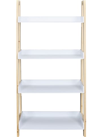 The Home Deco Kids Regal "Tim" in Weiß/ Natur - (B)60 x (H)117 x (T)30 cm
