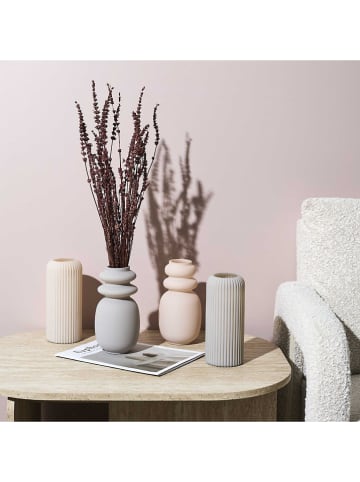 THE HOME DECO FACTORY Wazon "Terra Nova" w kolorze beżowym (produkyt niespodzianka) - wys. 20 cm