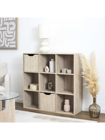 THE HOME DECO FACTORY Staande kast beige - (B)99 x (H)97,8 x (D)31,8 cm