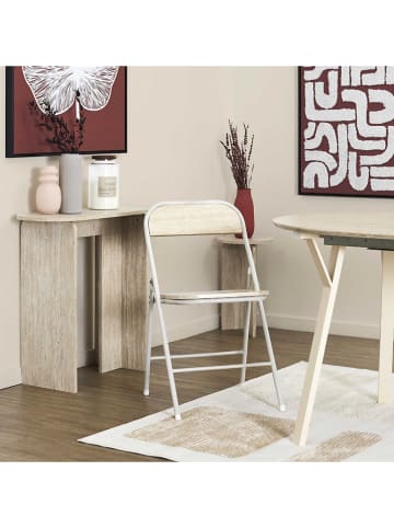 THE HOME DECO FACTORY Stoel beige - (B)44 x (H)78 x (D)45 cm