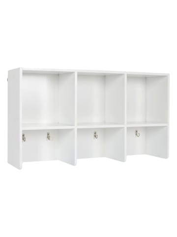 COOK CONCEPT Regał ścienny w kolorze białym - 55 x 31 x 15 cm