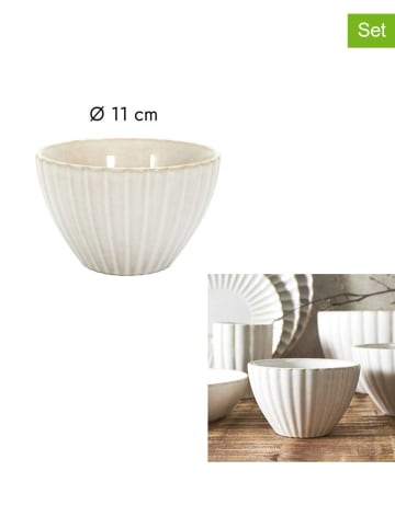 Make a Wish 2er-Set: Schalen in Weiß/ Beige - Ø 11 cm