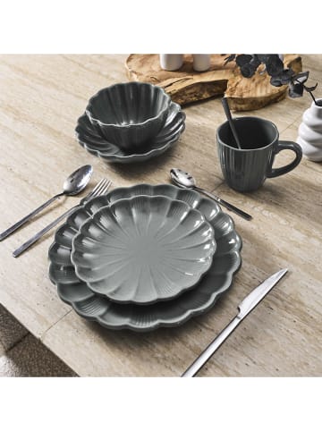 THE HOME DECO FACTORY 6er-Set: Schalen in Grau - 550 ml