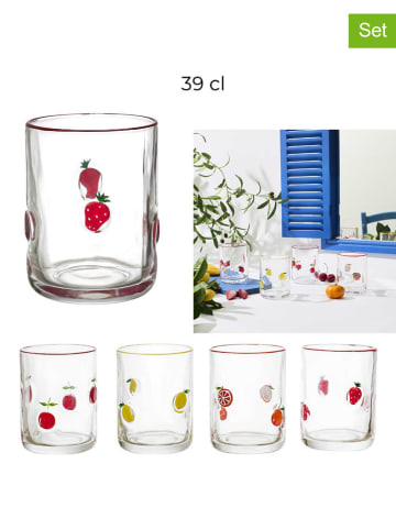 THE HOME DECO FACTORY Szklanki (4 szt.) "Vita" - 390 ml (produkt niespodzianka)