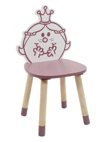 The Home Deco Kids Kinderstoel "Madame Princesse" lichtroze - (B)28 x (H)57,5 x (D)28 cm