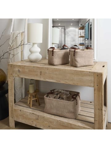 THE HOME DECO FACTORY 3er-Set: Aufbewahrungskörbe in Beige