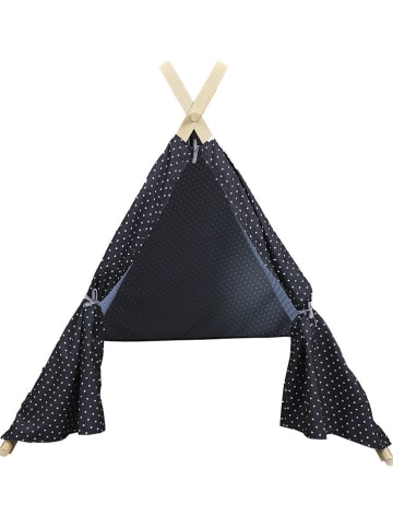 The Home Deco Kids Speeltent donkerblauw - (B)116 x (H)115 x (D)105 cm