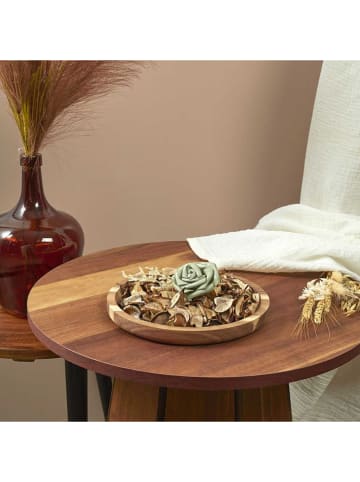 THE HOME DECO FACTORY 2-delige set: dienblad en geurbloemen - Ø 20 cm (verrassingsproduct)