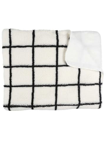 THE HOME DECO FACTORY Pled w kolorze kremowym - 160 x 130 cm