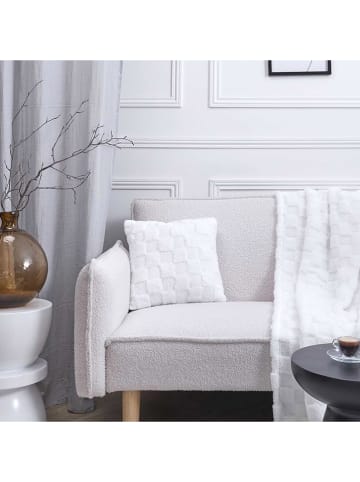 THE HOME DECO FACTORY Kussen "Cocooning" wit - (L)40 x (B)40 cm