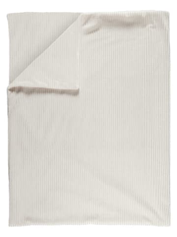 THE HOME DECO FACTORY Plaid crème - (L)150 x (B)120 cm