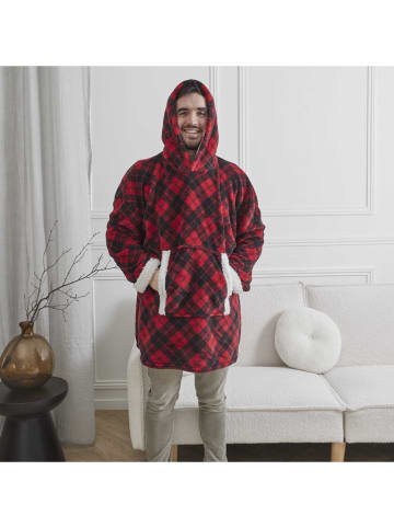 THE HOME DECO FACTORY Hoodie rood/grijs (verrassingsproduct)