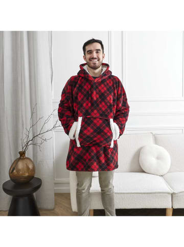 THE HOME DECO FACTORY Hoodie rood/grijs (verrassingsproduct)