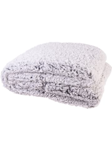 THE HOME DECO FACTORY Plaid grijs - (L)150 x (B)120 cm